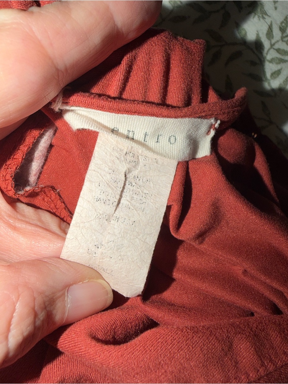 entro Rust Red Mini Dress - Picture 2 of 4